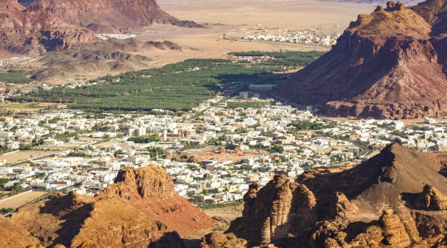 Aluguer de Carros Al 'Ulá (Arábia Saudita)