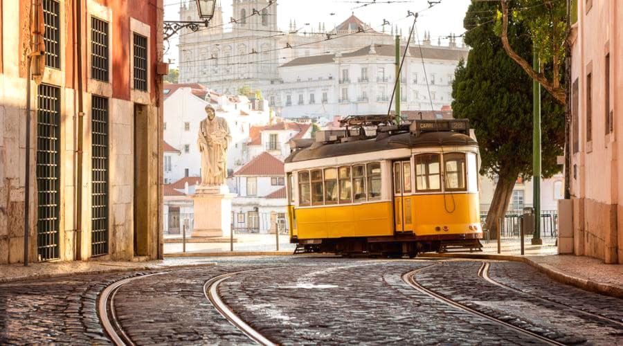 Bilutleie på flyplassen i Lisboa